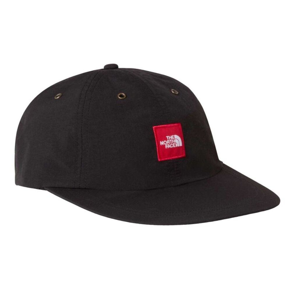 The North Face Unisex Adult Box Logo Baseball Cap / Black/Red